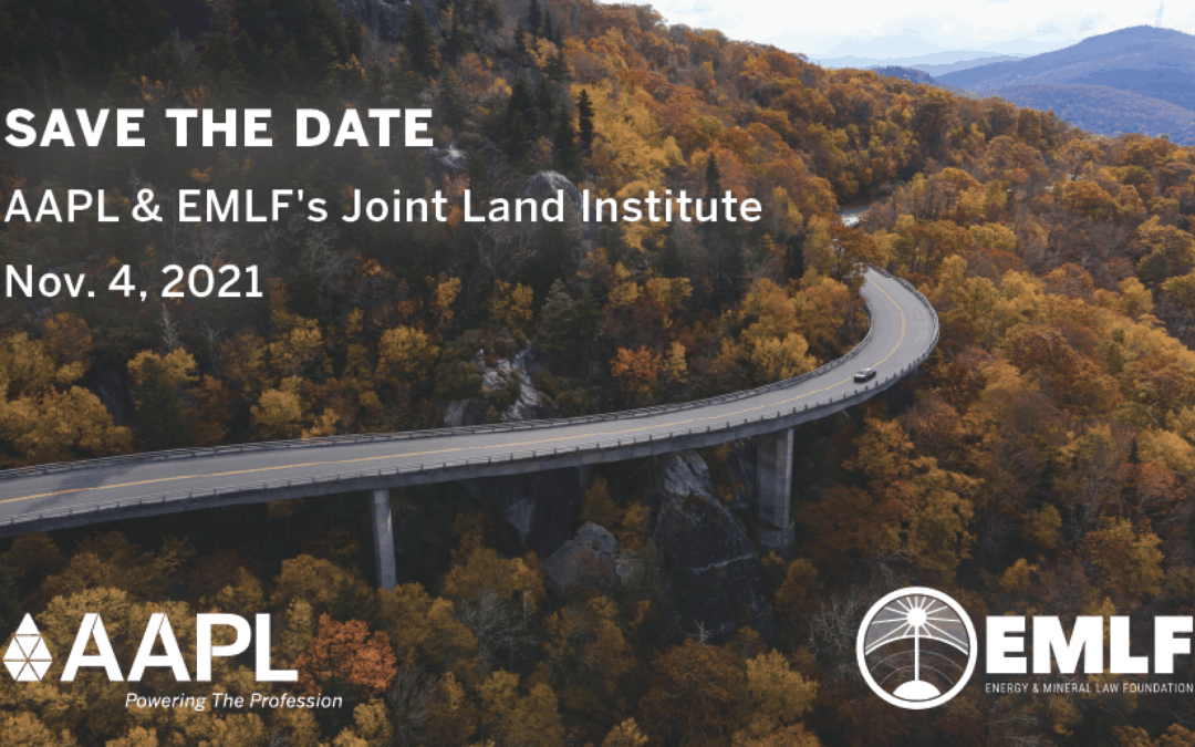 AAPL & EMLF’s Joint Land Institute