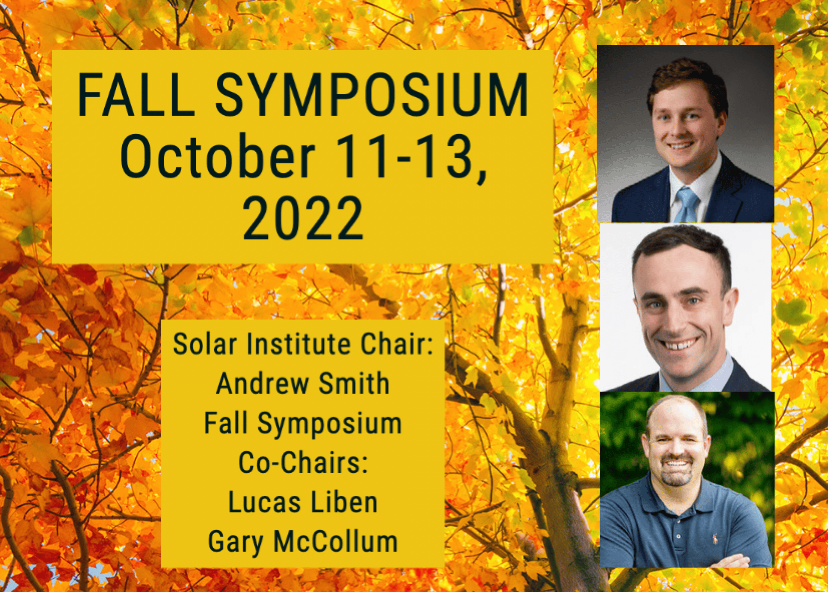 Spotlight: Fall Symposium Chairs  